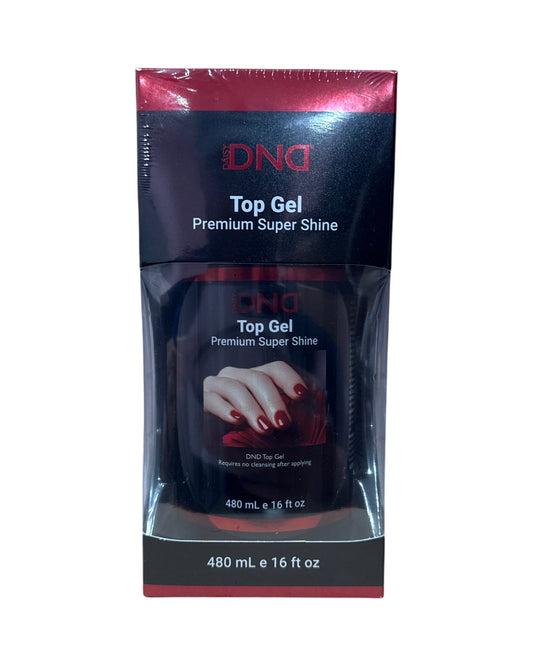 Top Gel No Cleanse - 16oz - DND Lunali Nail Supply