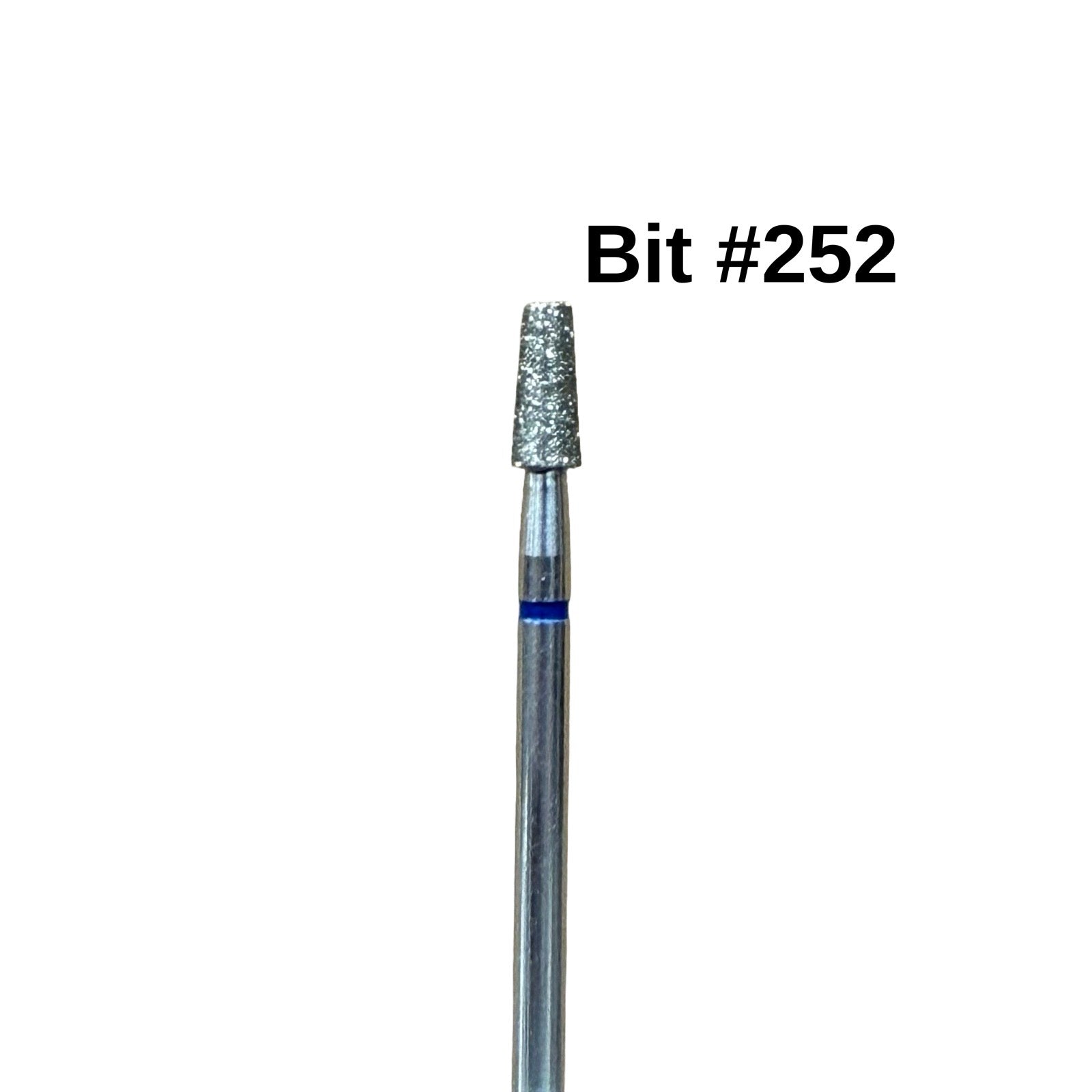 Bit #252 - Small Tapered Diamond Barrel - Medium Lunali Nail Supply
