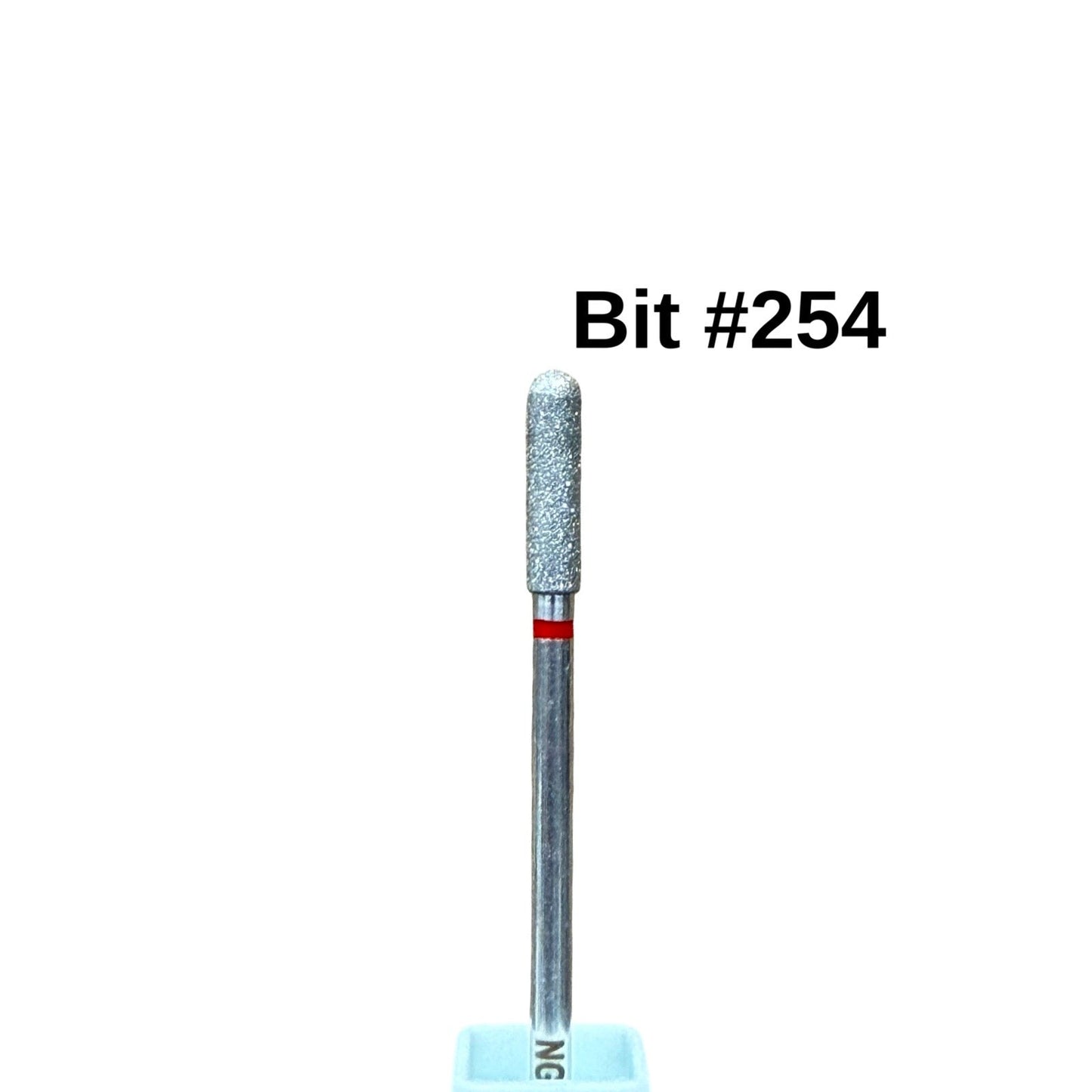 Bit #254 - Rounded Top Barrel Shape - Fine (Torpedo Shape) Lunali Nail Supply