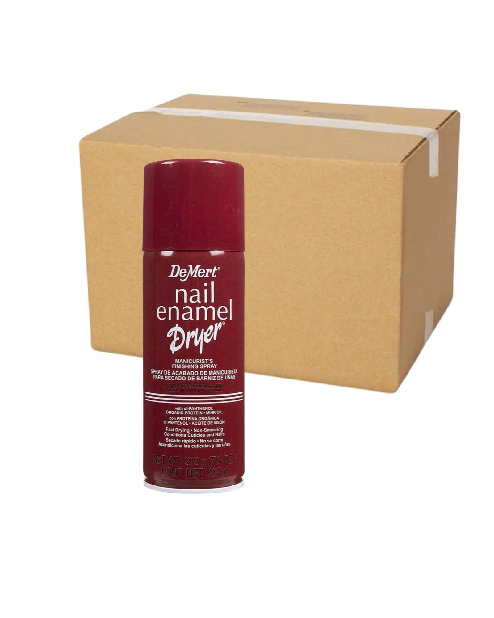 *Box Nail Enamel Dryer Spray - 7.5 fl. oz. pack size Lunali Nail Supply