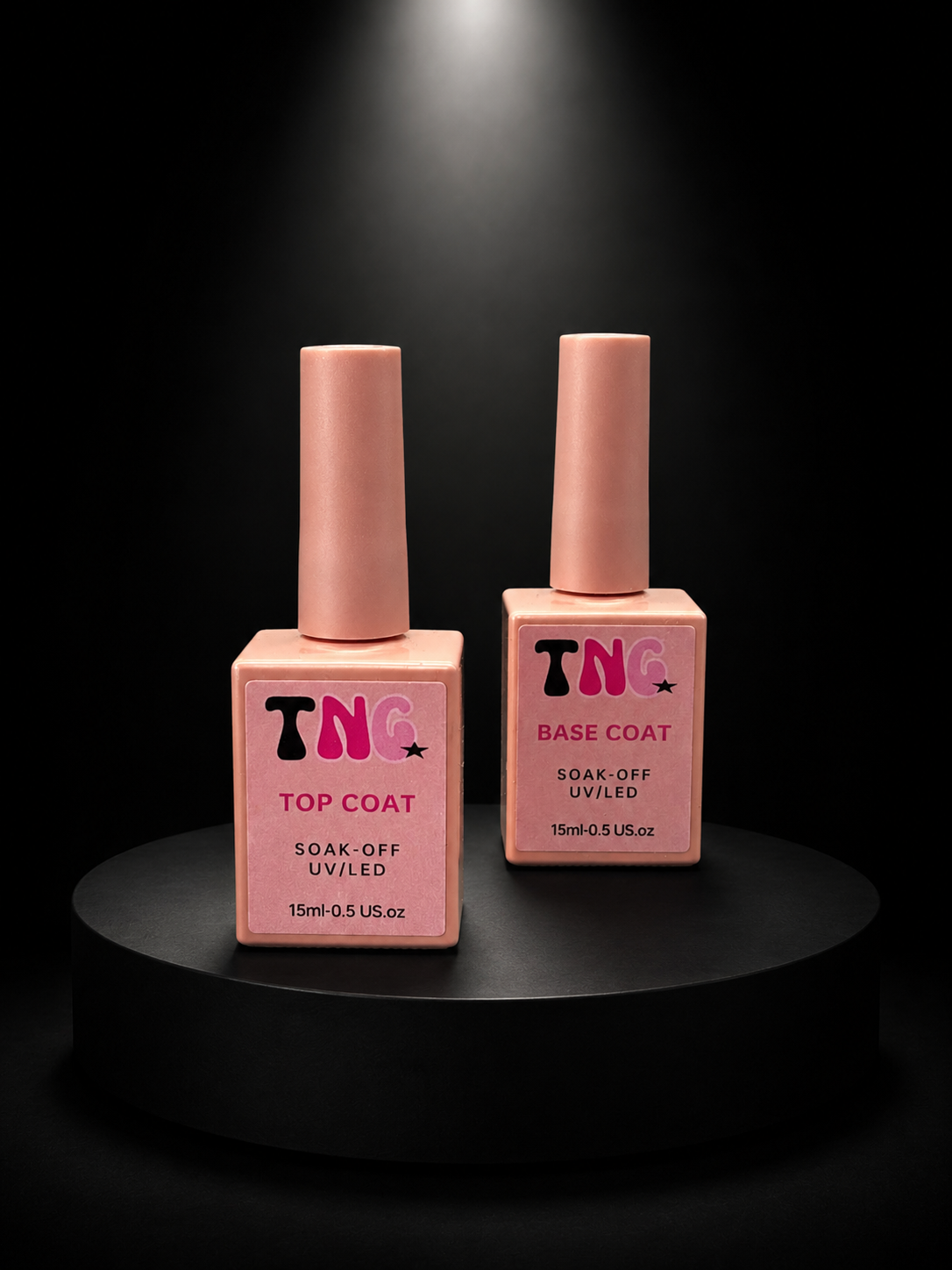15ml HEMA/TPO-Free High Gloss Top & Base Coat Gel | thenailgoatco TheNailGoat.Co