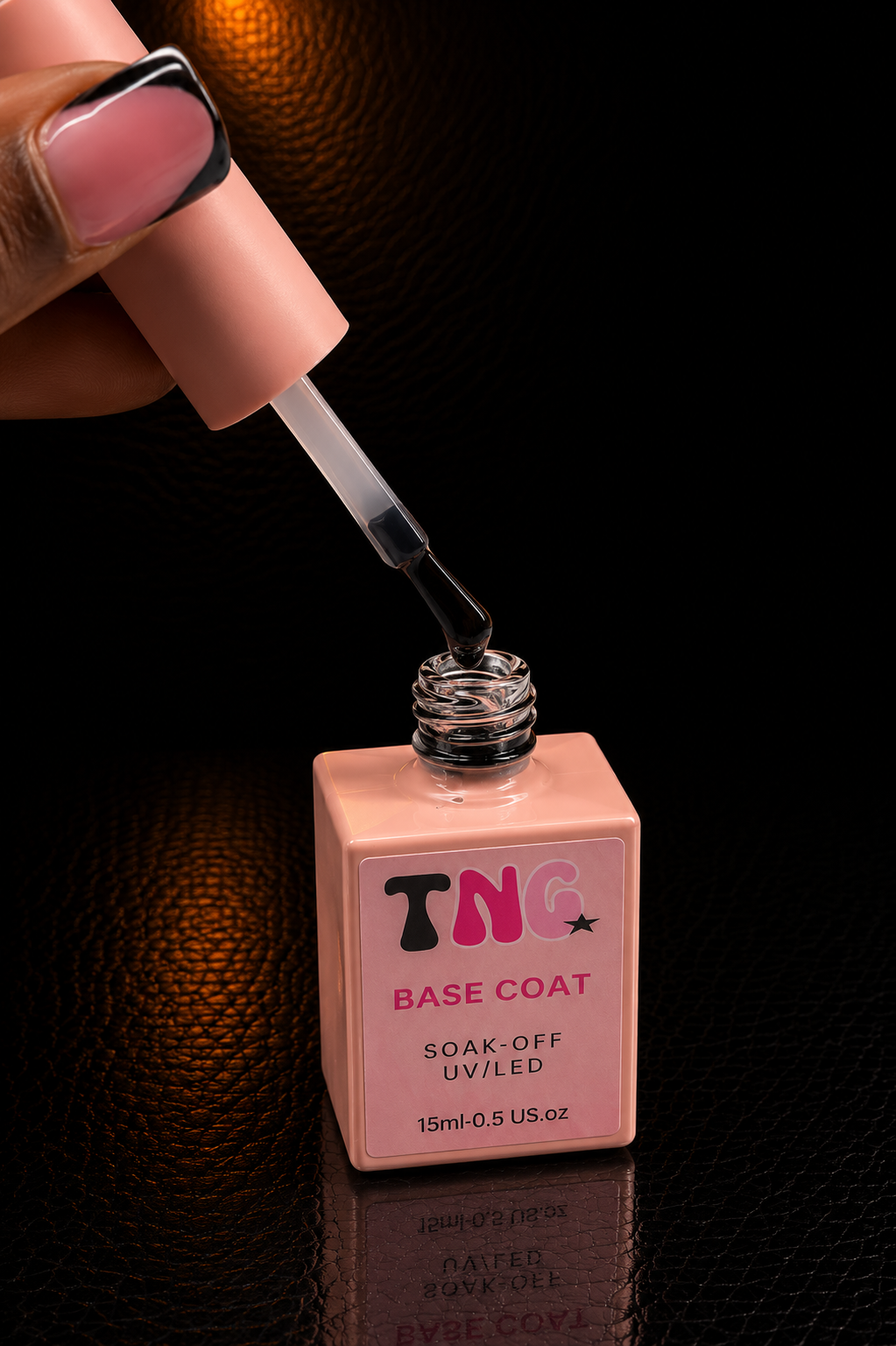 15ml HEMA/TPO-Free High Gloss Top & Base Coat Gel | thenailgoatco TheNailGoat.Co