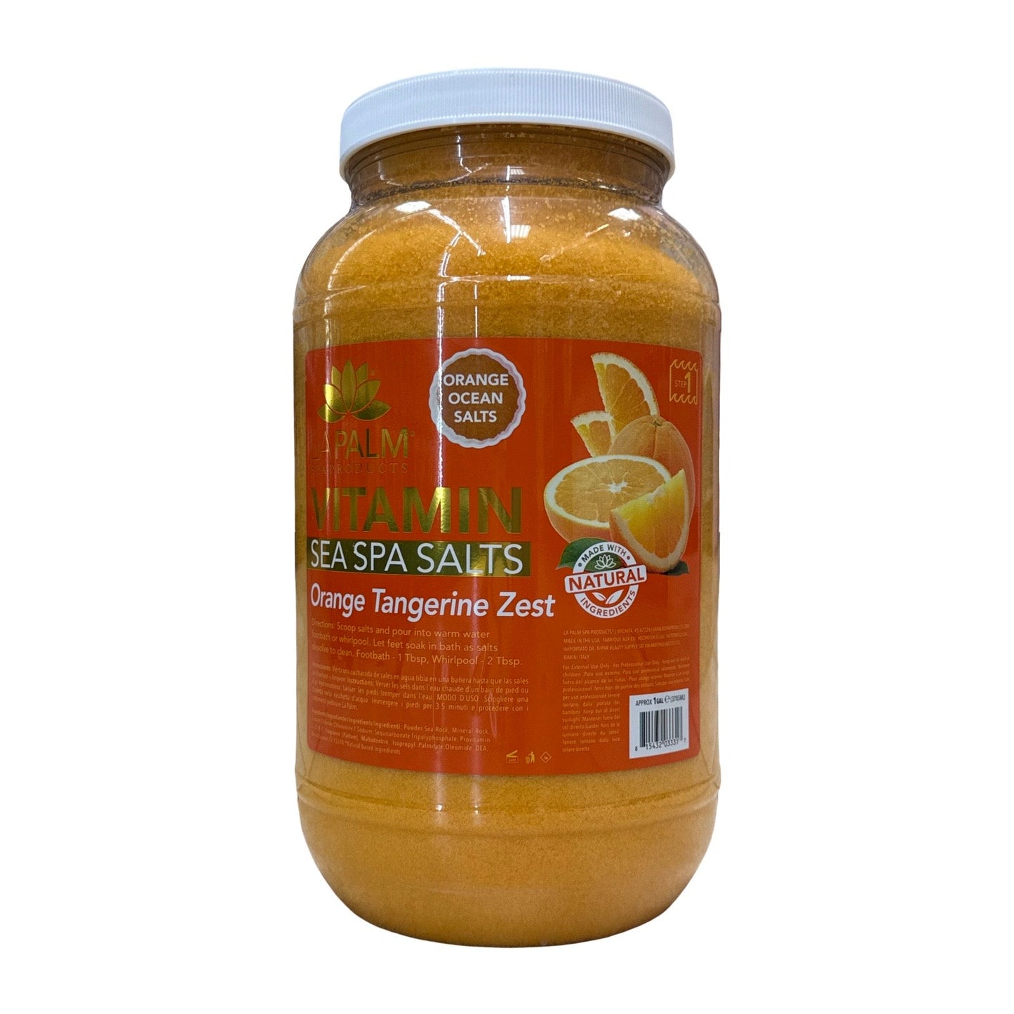 Sea Spa Salt 1gl - Orange Tangerine Zest Lunali Nail Supply