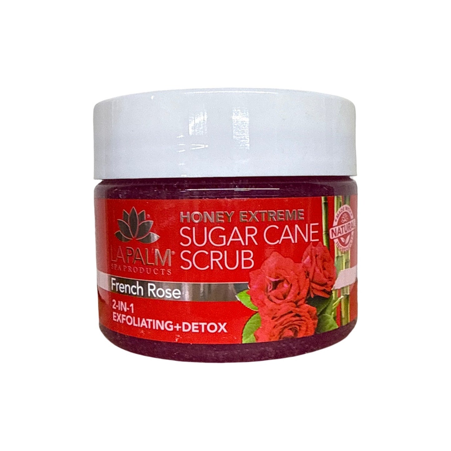 Extreme Sugar Cane Scrub Gel 12oz - French Rose Lunali Nail Supply