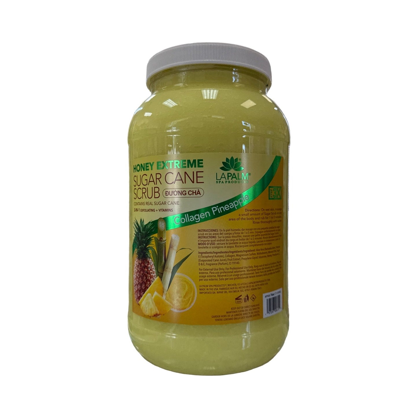 Sugar Scrub 128oz - Pineapple Lunali Nail Supply