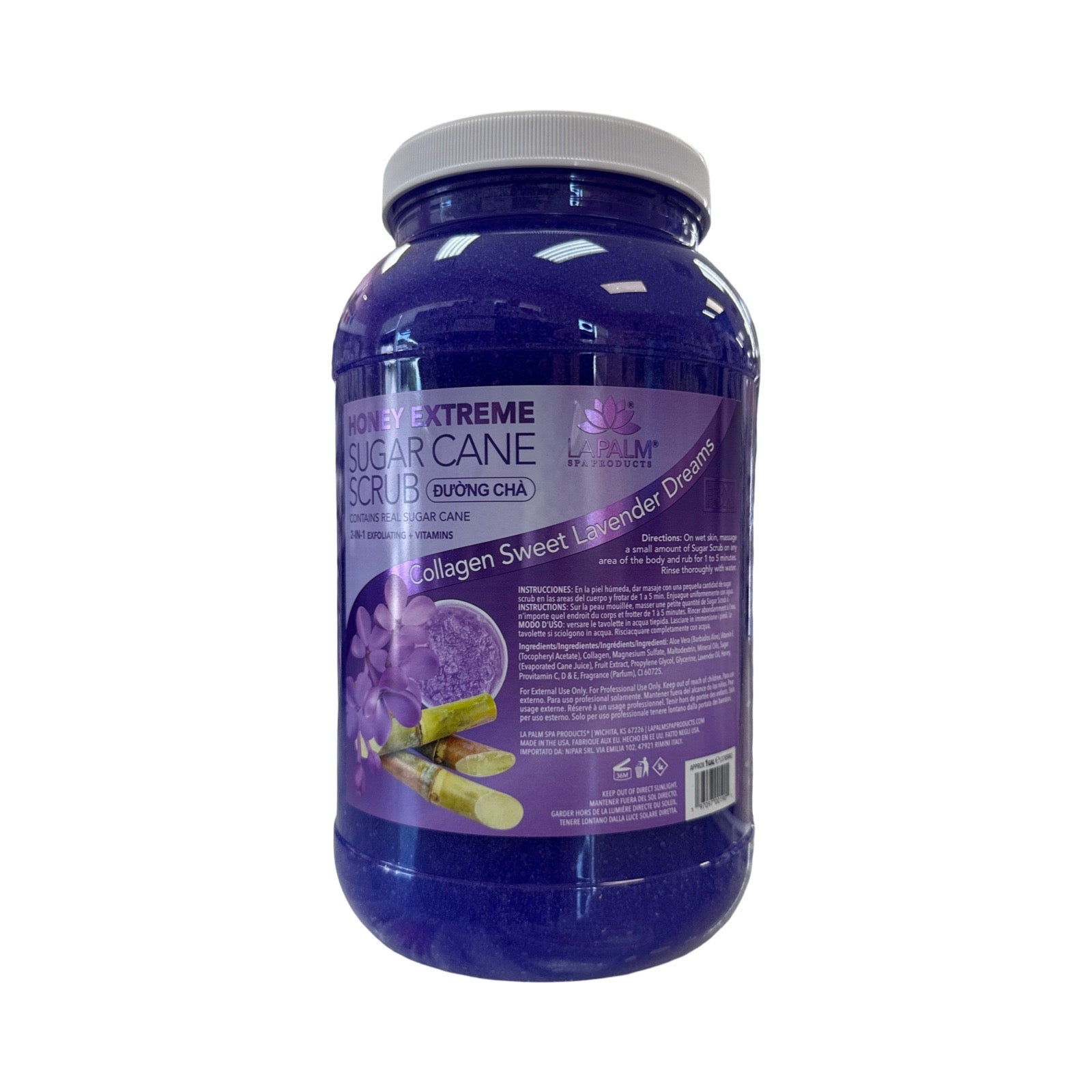 Sugar Scrub 128oz - Sweet Lavender Dreams Lunali Nail Supply