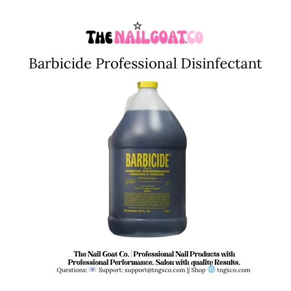 Barbicide Professional Disinfectant Liquid, Salon-Safe Sanitizer for Home Care & Household Cleaning Needs TheNailGoat.Co