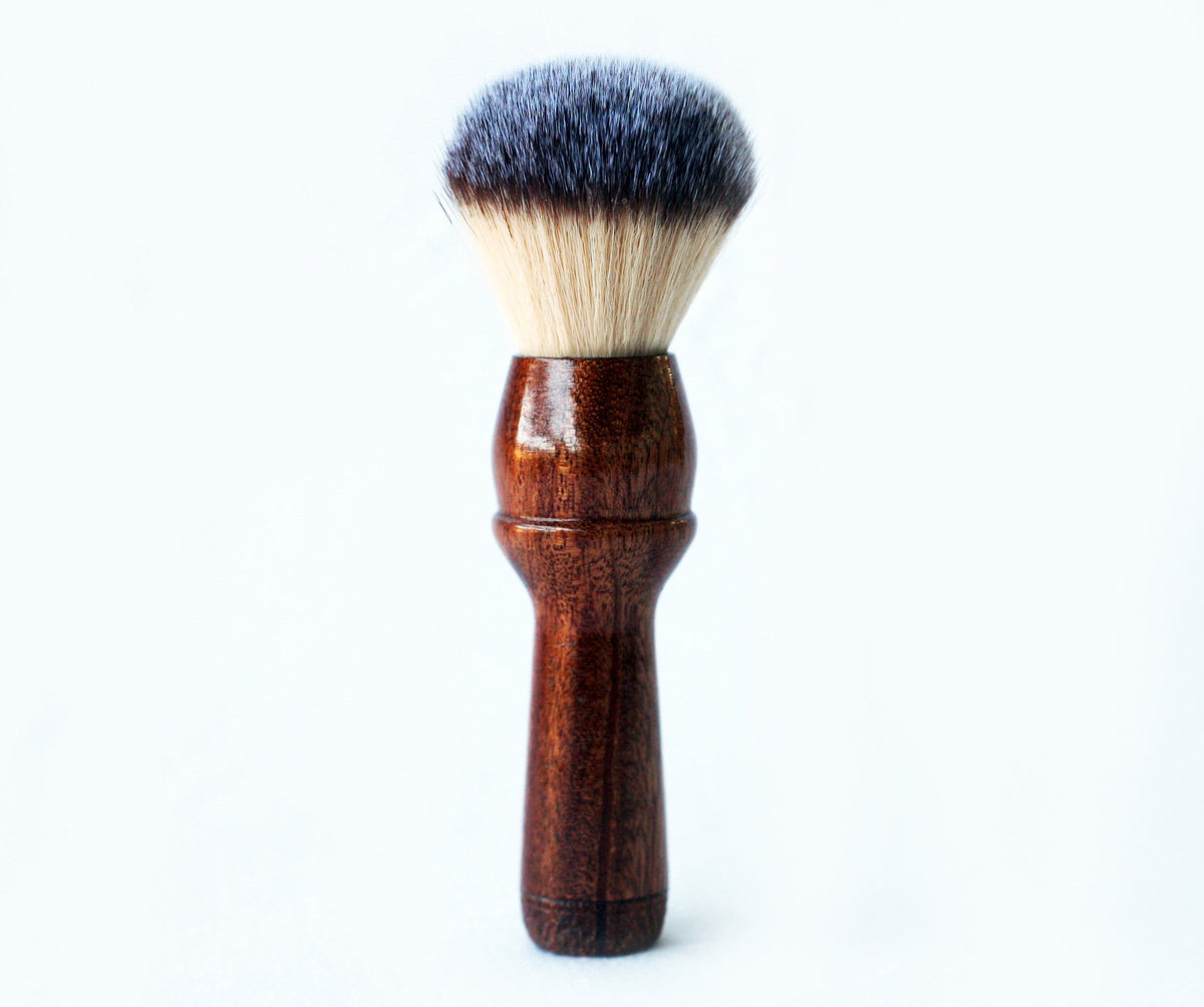 Mahogany Plisson Long Handle Lather Brush CreationsByWill