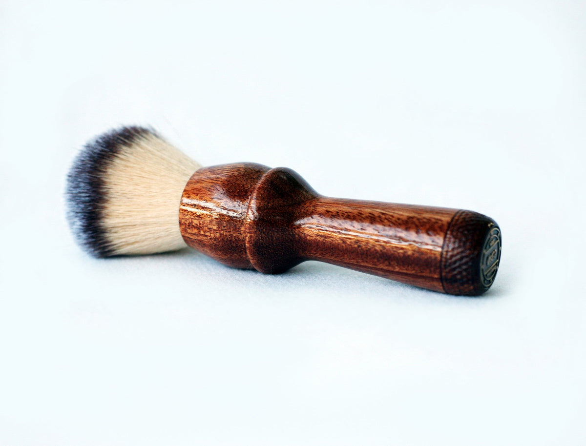 Mahogany Plisson Long Handle Lather Brush CreationsByWill
