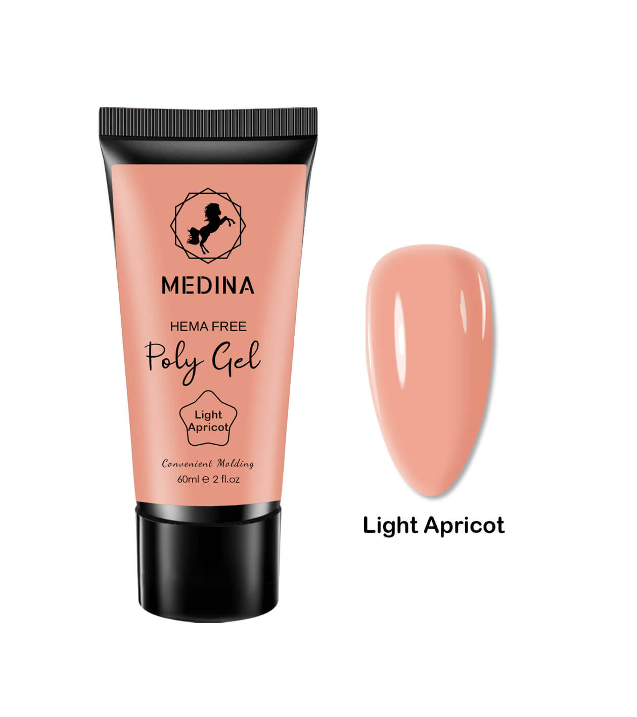 Medina - Polygel Light Apricot 2oz Beyond Beauty Page
