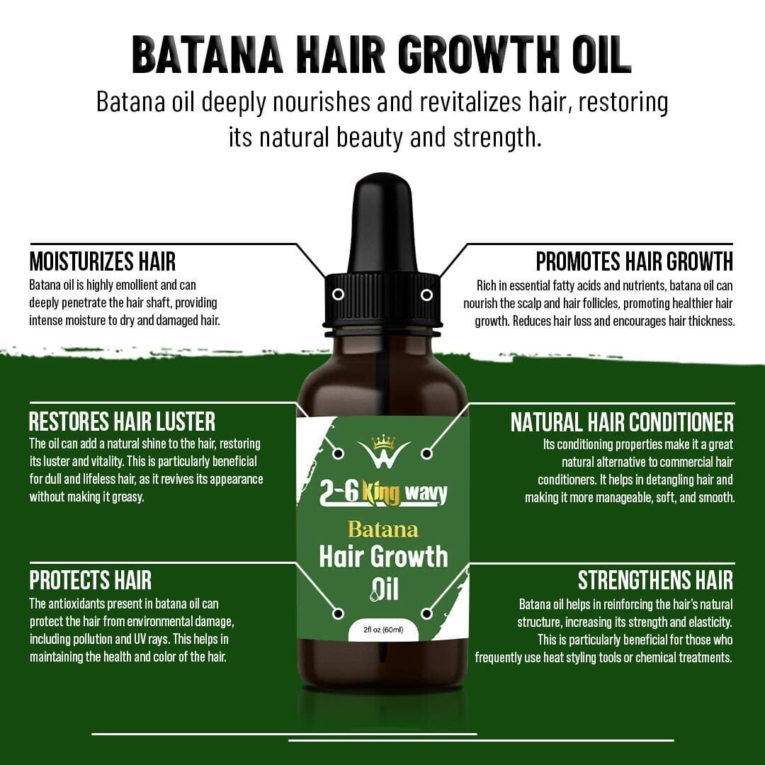 Hair Growth Oil for Scalp, Waves & Coarse Hair 26 King Wavy Merch, LLC