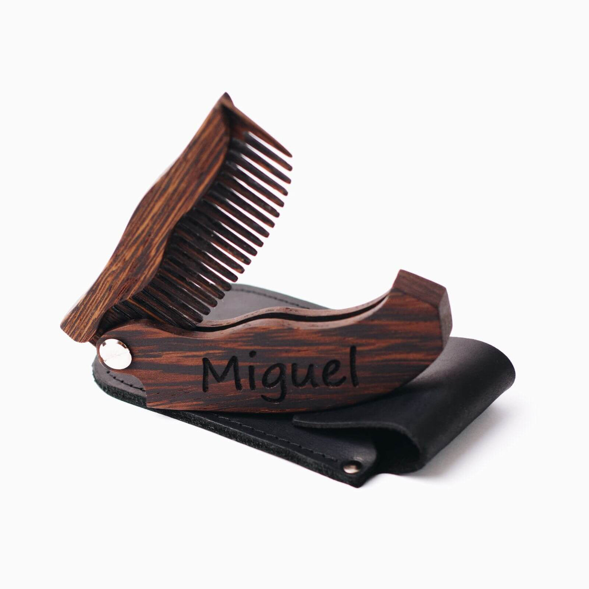 Wooden Beard Comb - Super dad (B2B) Enjoy The Wood B2B