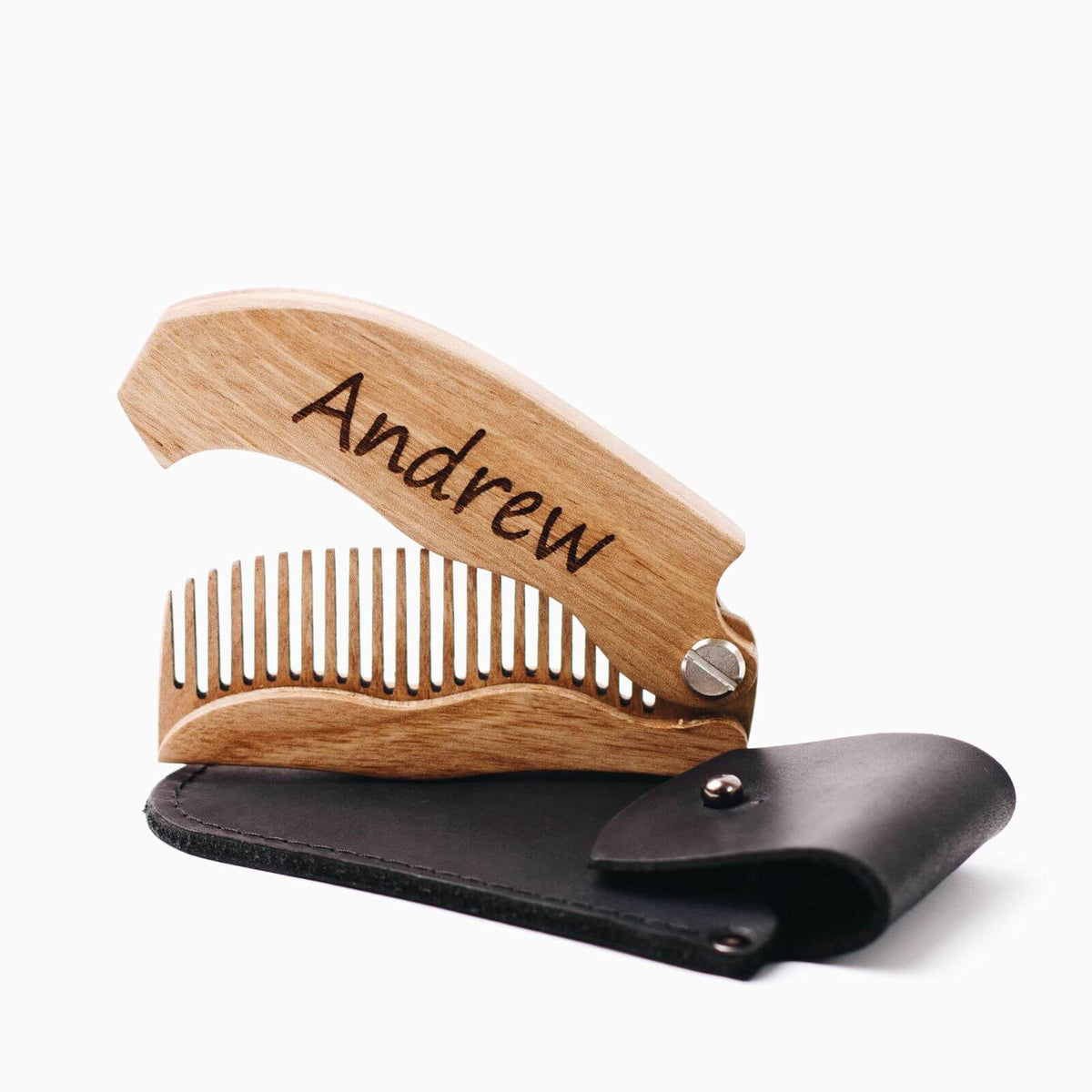 Wooden Beard Comb - Super dad (B2B) Enjoy The Wood B2B