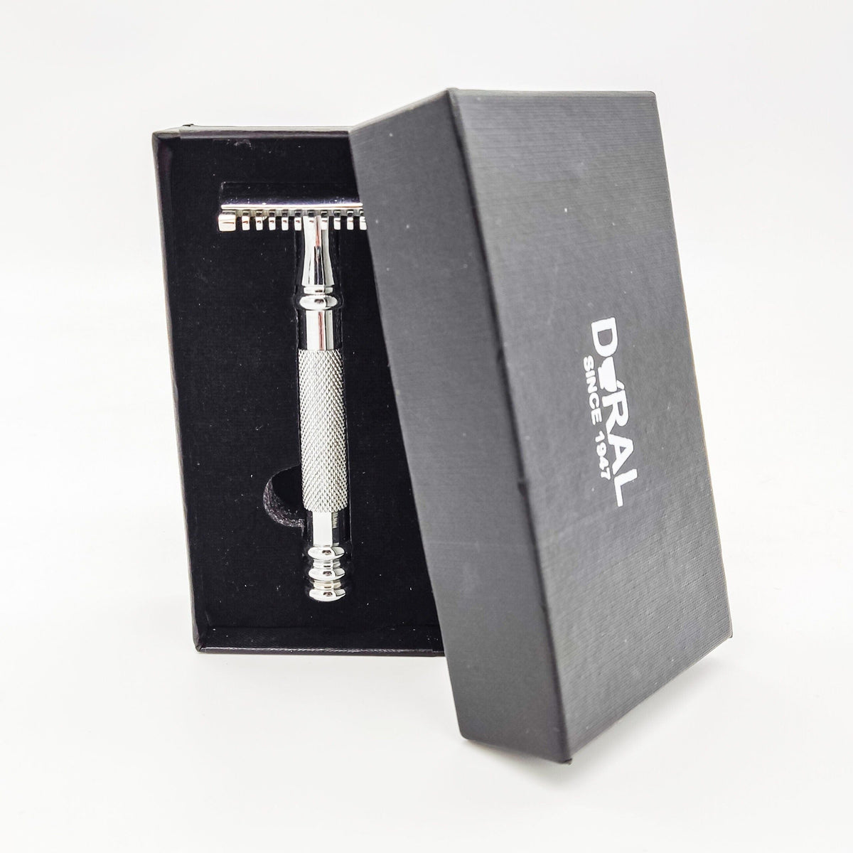 Dural Stounton Open Comb Double Edge Safety Razor + Pouch Pasteur Pharmacy