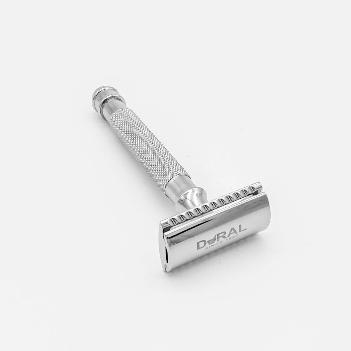 Dural Eyan Chrome Double Edge Safety Razor + Pouch Pasteur Pharmacy