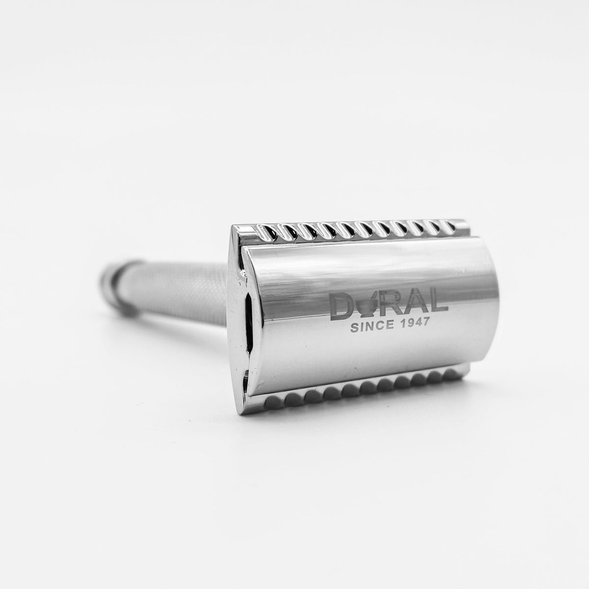 Dural Eyan Chrome Double Edge Safety Razor + Pouch Pasteur Pharmacy