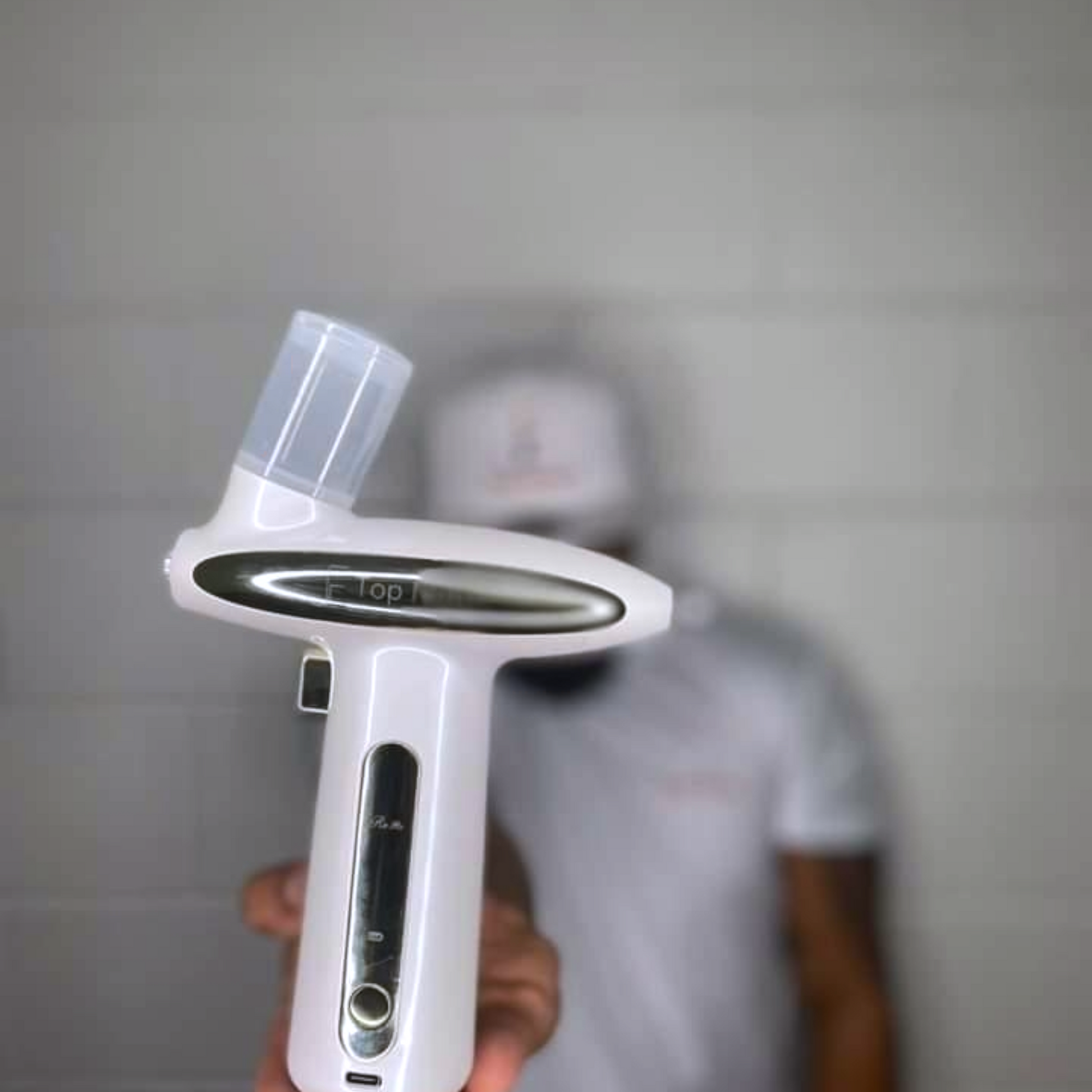 Pearl White Airbrush Gun – Professional Barber Precision Airbrush J.E-LINE LLC
