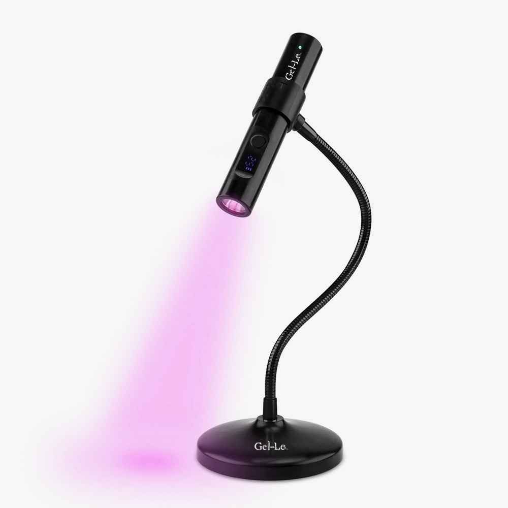 Gel-Le -  Flash Cure Portable & Rechargeable Touch LED Lamp (Black)