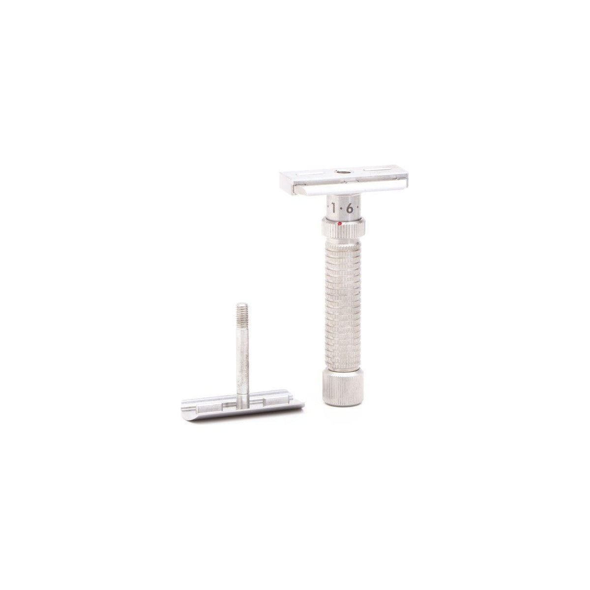 Rex Supply Co. Ambassador Polished Adjustable Stainless Steel DE Razor RSC-101P Pasteur Pharmacy