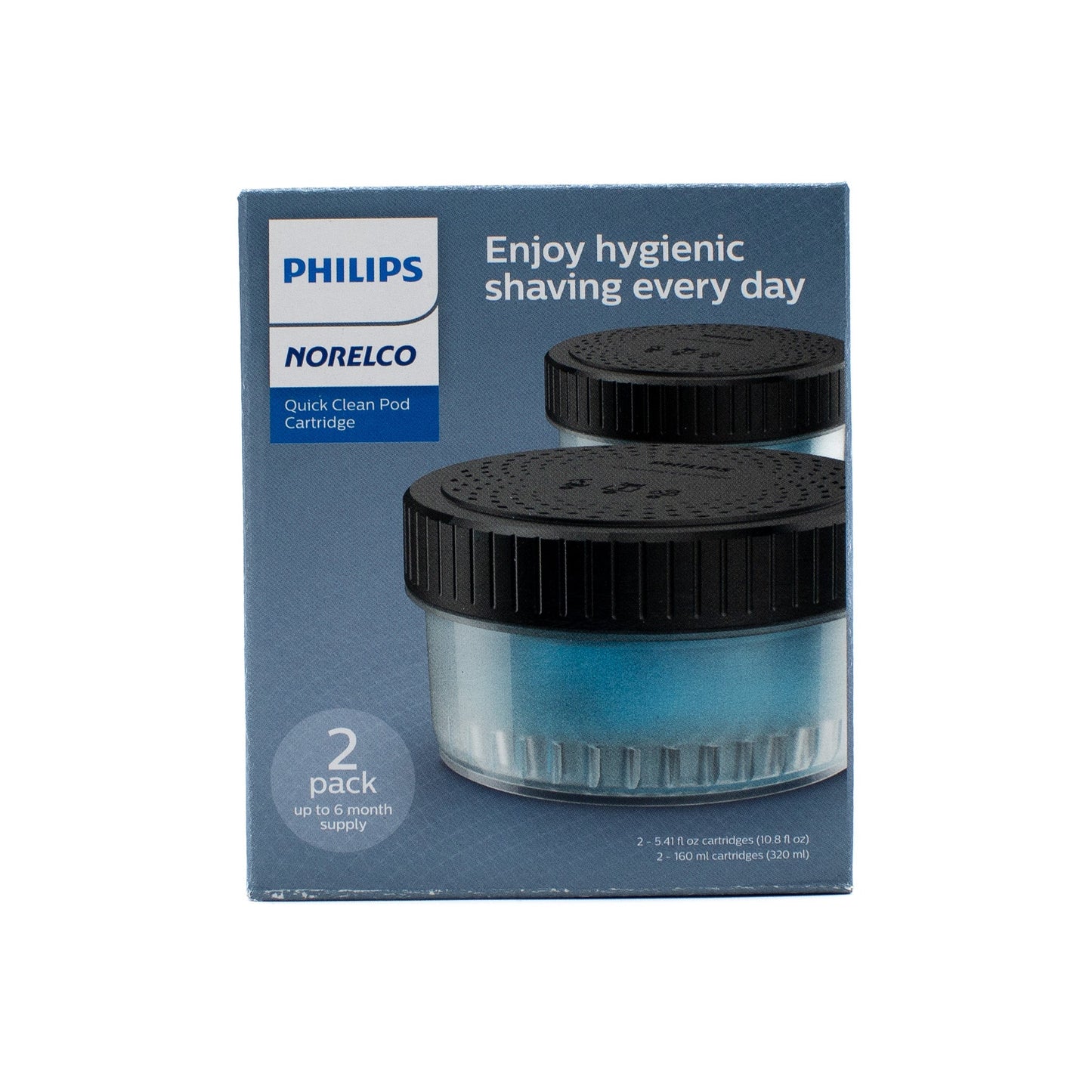 Philips Norelco 2pk Quick Clean Replacement Pods CC12/52 - New This is Beauty US