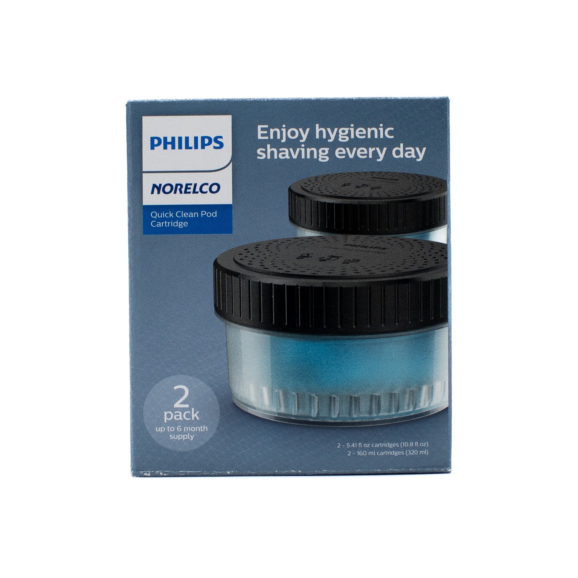 Philips Norelco 2pk Quick Clean Replacement Pods CC12/52 - New This is Beauty US