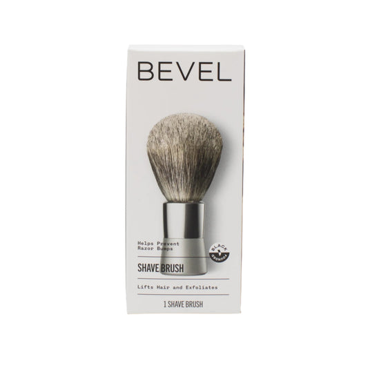 Bevel Shave Brush in Silver - New This is Beauty US