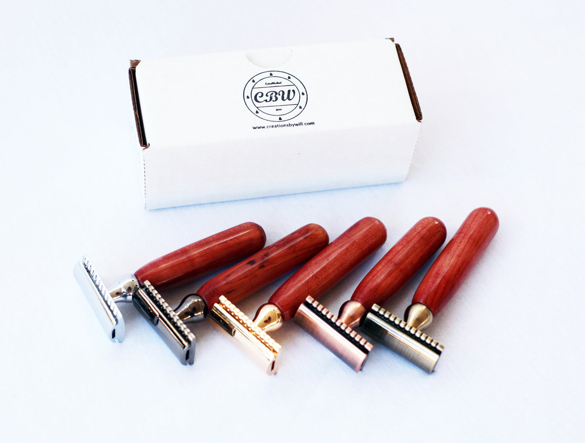 Red Cedar Wood Double Edge Razor CreationsByWill