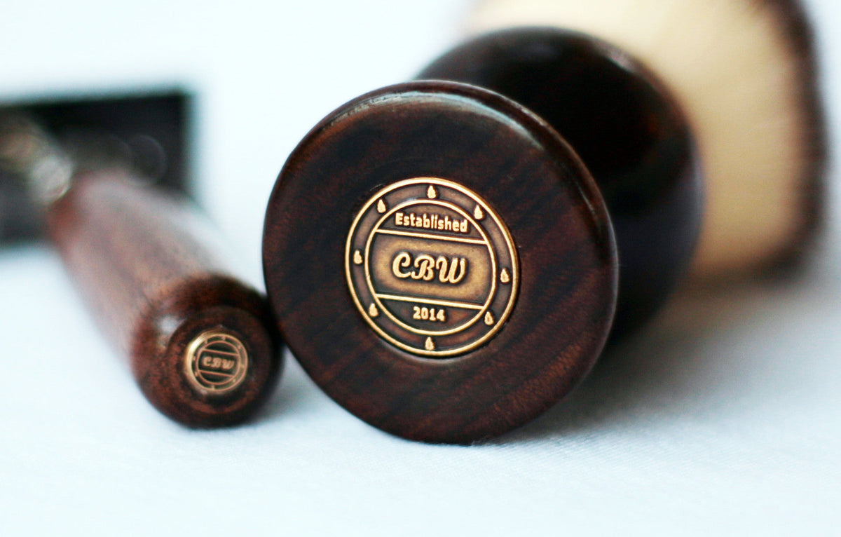 Walnut Wood Hand Crafted Shave Set with Gunmetal Safety Razor CreationsByWill