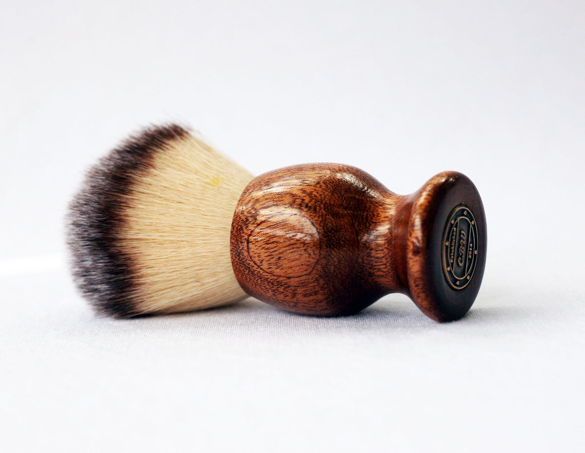 Mahogany Wood Plisson Lather Brush CreationsByWill