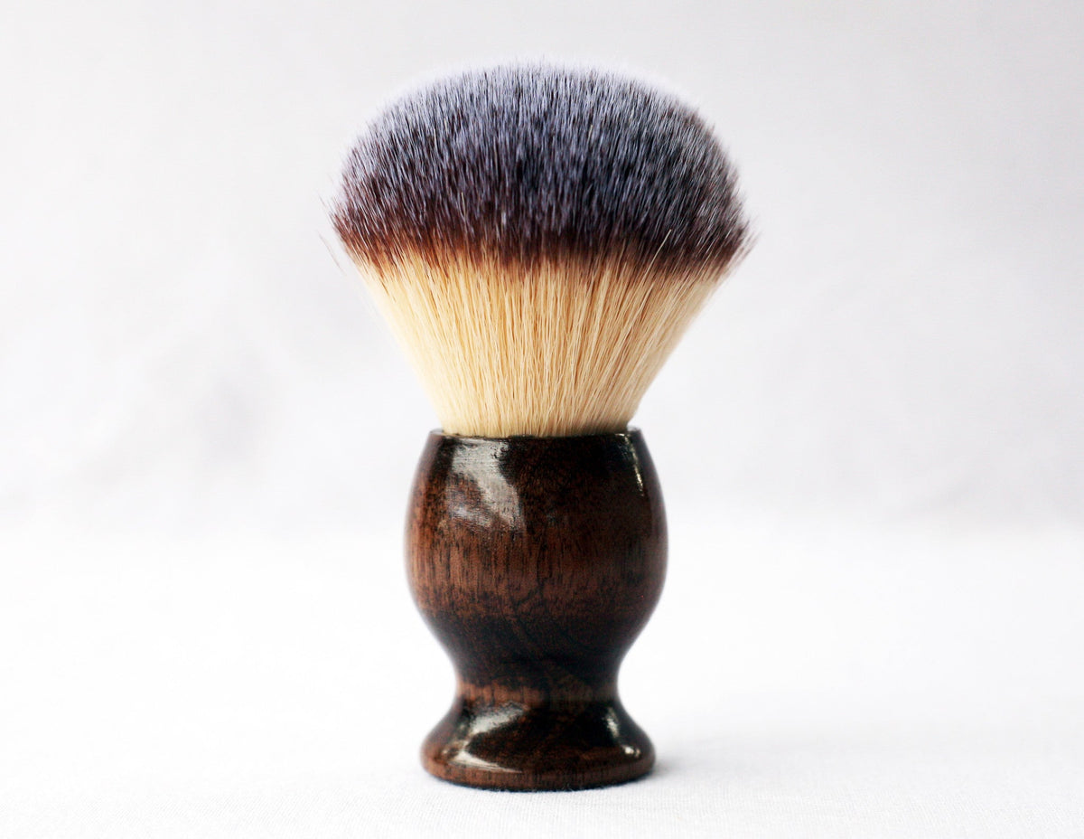 Walnut plisson Lather shave Brush CreationsByWill