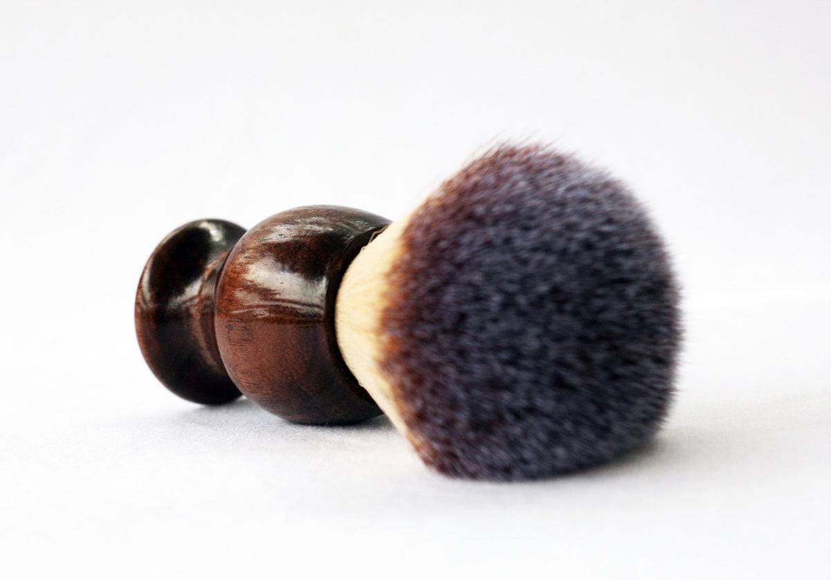 Walnut plisson Lather shave Brush CreationsByWill