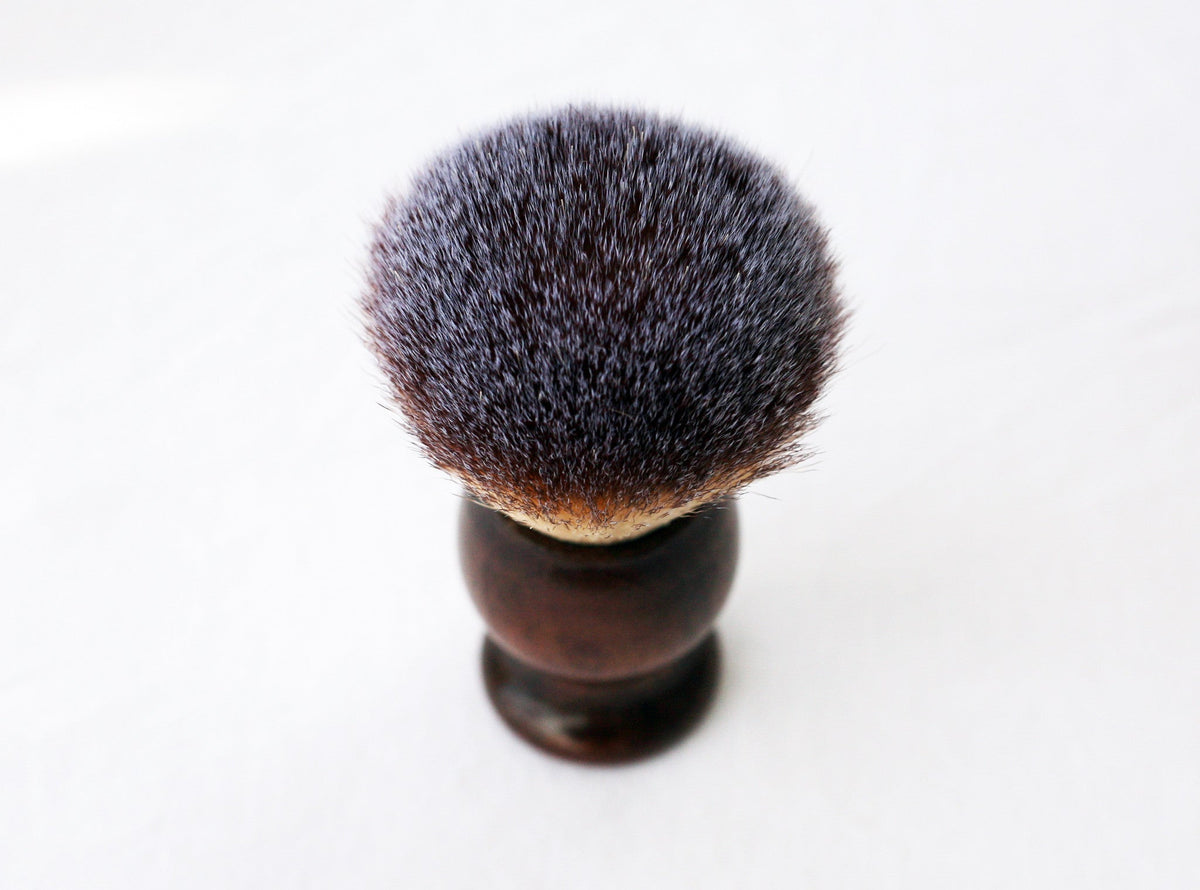Walnut plisson Lather shave Brush CreationsByWill