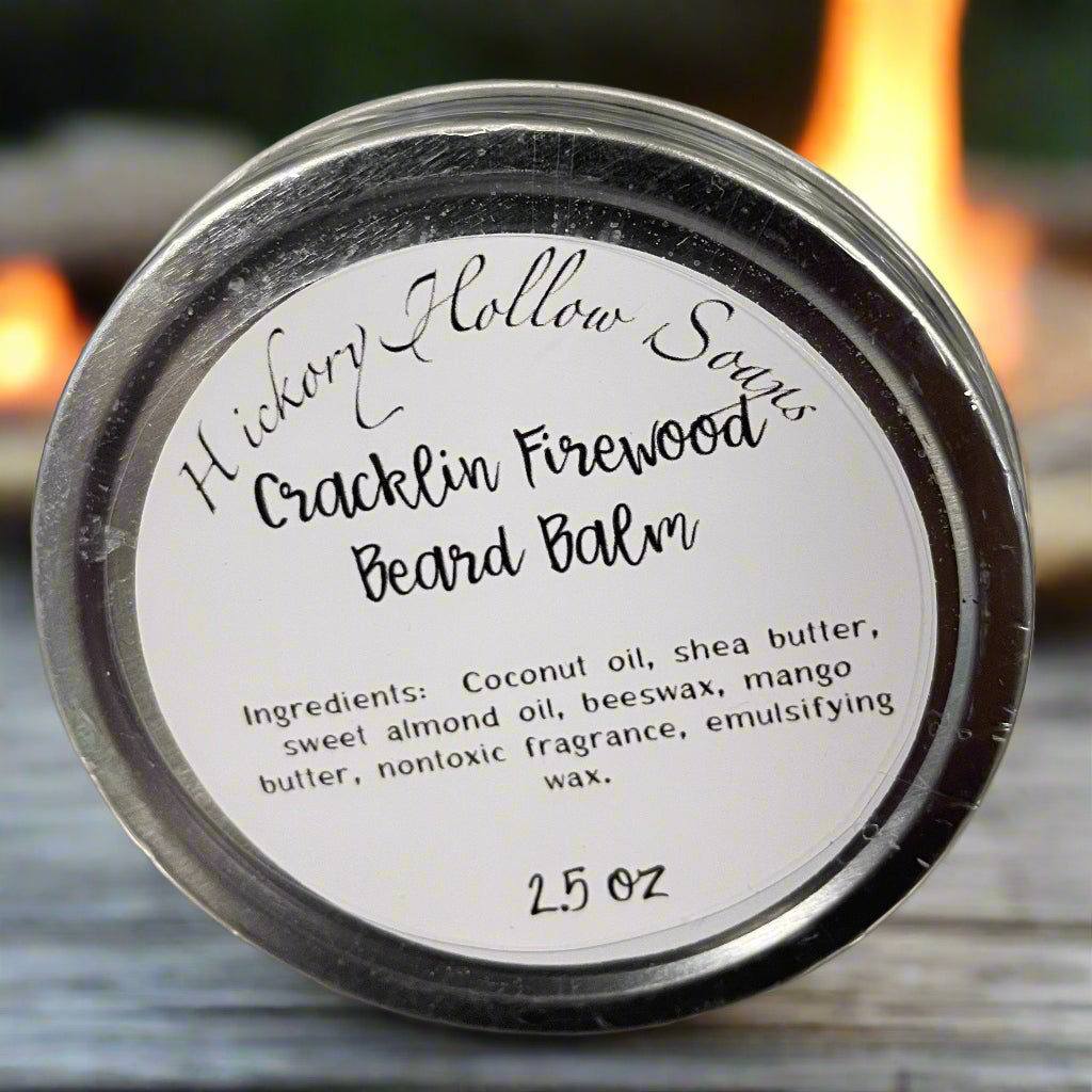 Natural Beard Balm - Soften & Shape Your Beard Naturally Hickory Hollow Soaps
