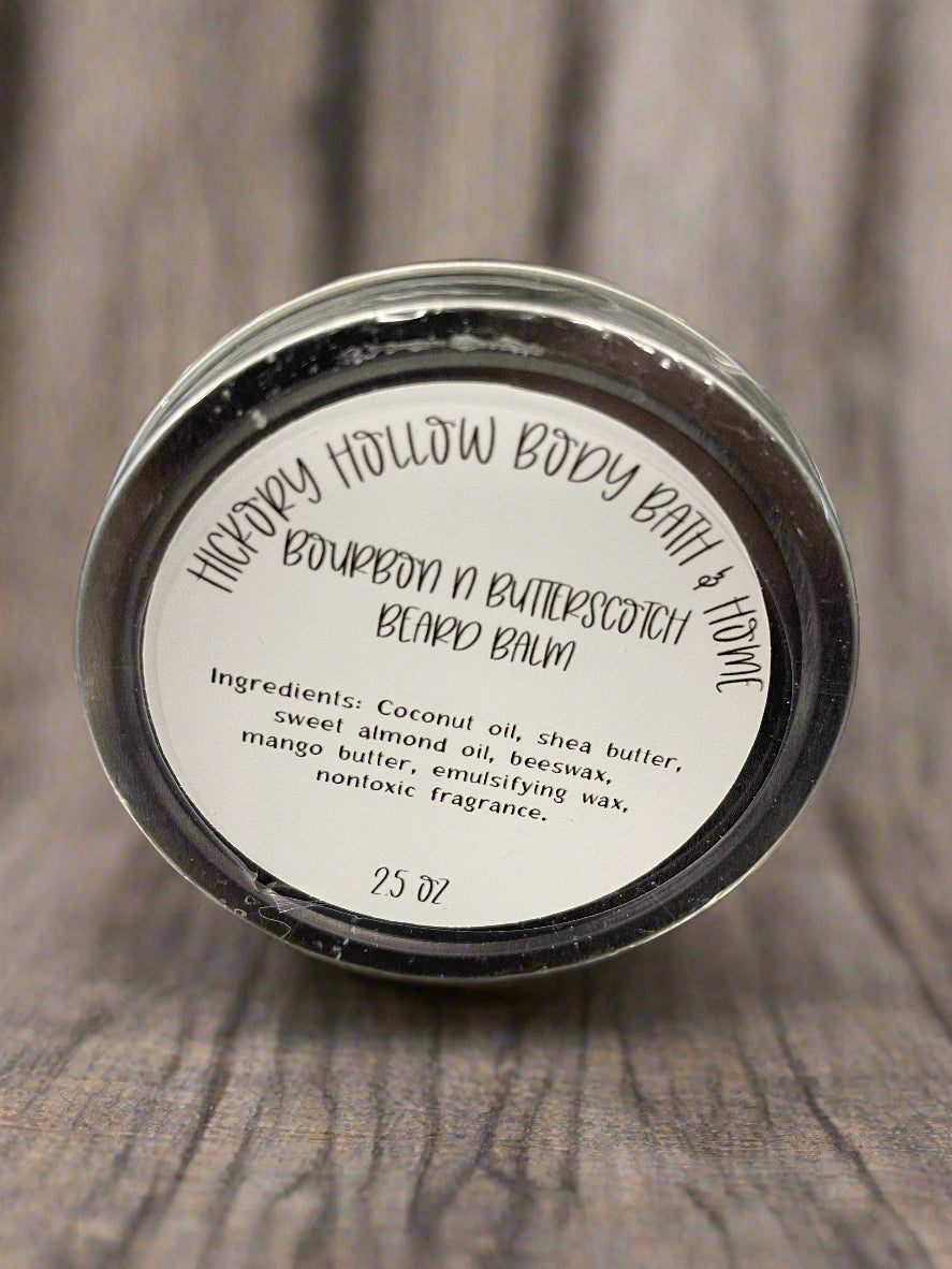 Natural Beard Balm - Soften & Shape Your Beard Naturally Hickory Hollow Soaps
