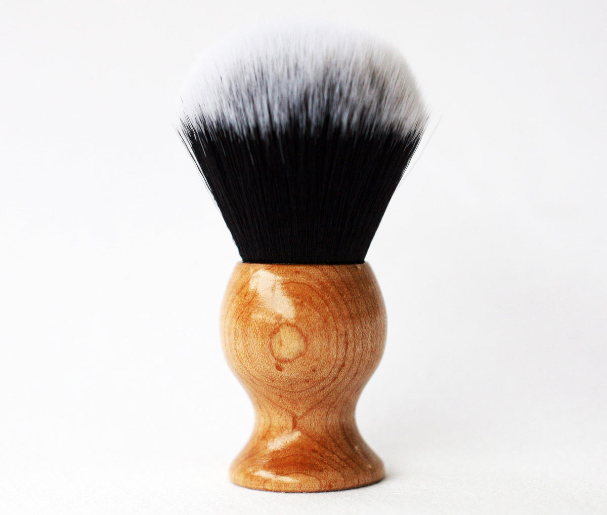 Maple Tuxedo ultra soft top strong backbone very dense shave brush CreationsByWill