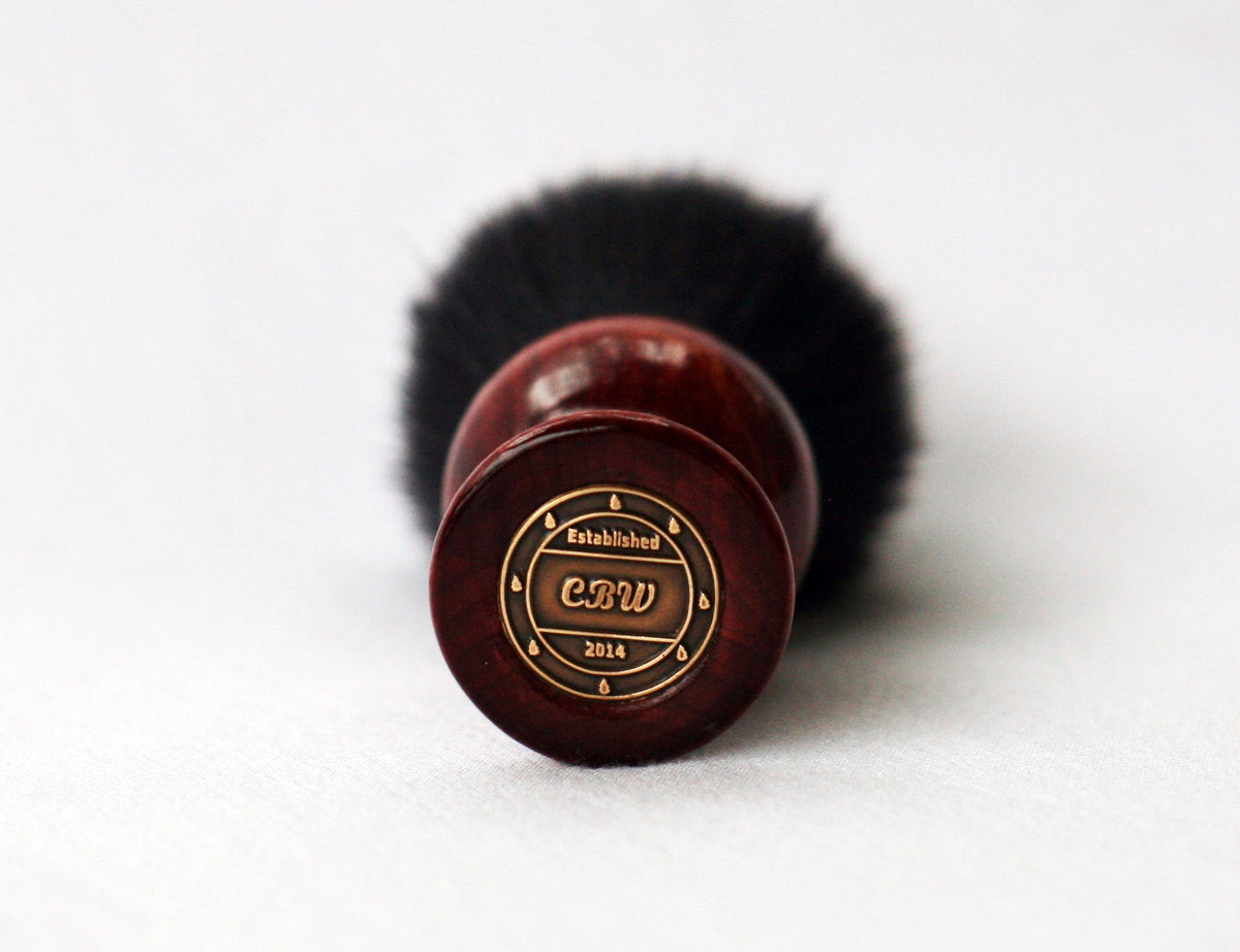 Red Cedar Tuxedo shave Brush CreationsByWill