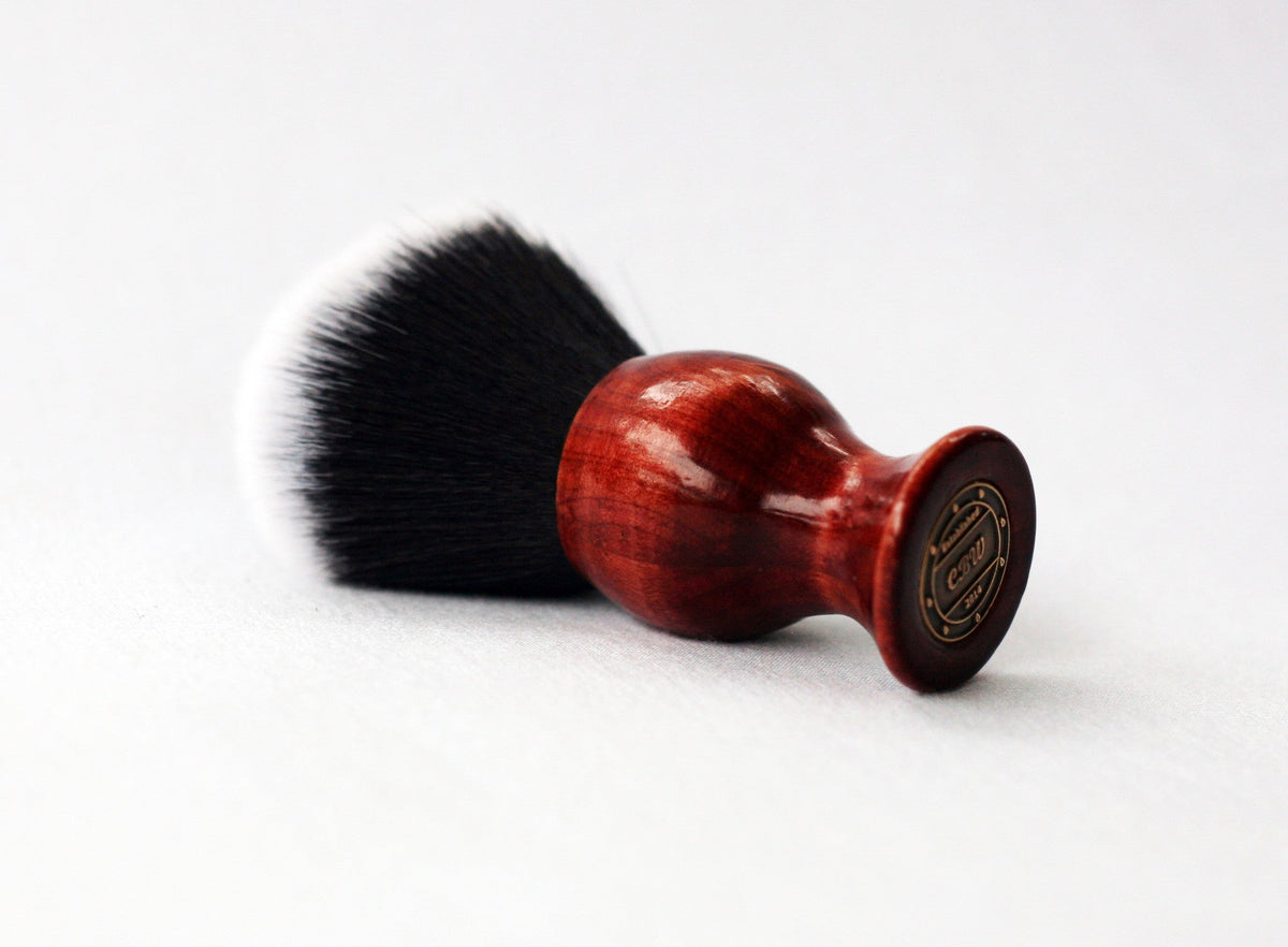 Red Cedar Tuxedo shave Brush CreationsByWill