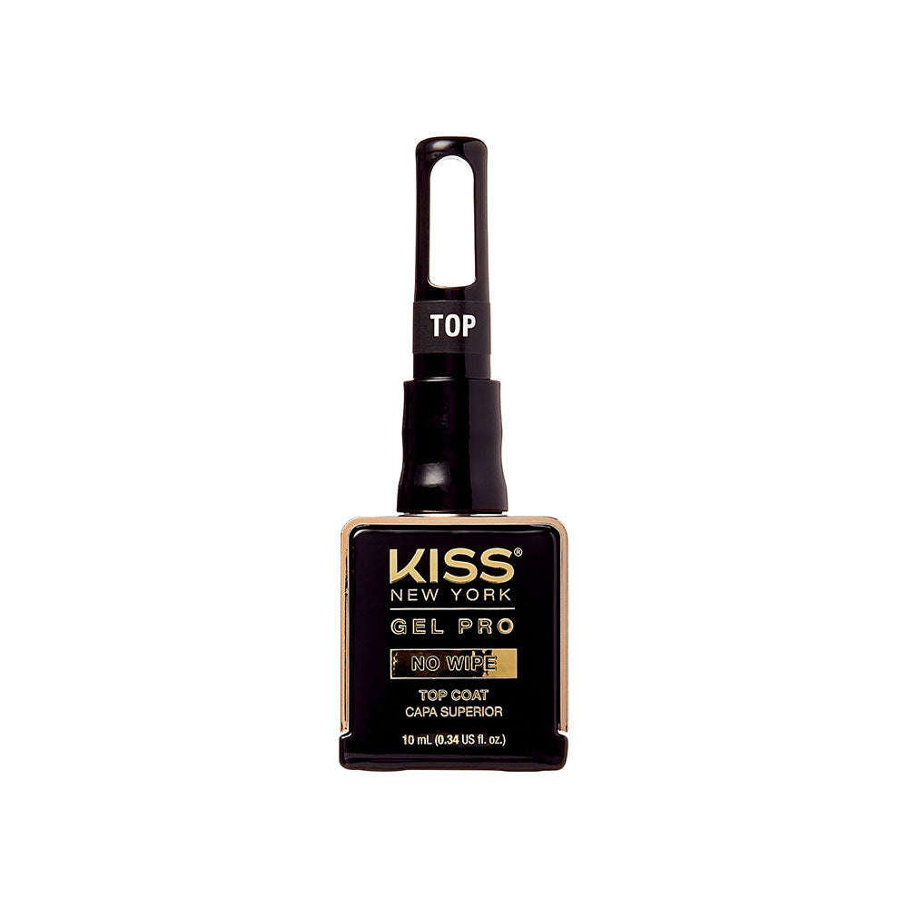 Kiss New York - Gel Pro - CRT001 Non-Wipe Top Coat (Gel) Queen Nails & Beauty Supplies