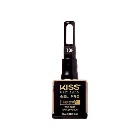 Kiss New York - Gel Pro - CRT001 Non-Wipe Top Coat (Gel) Queen Nails & Beauty Supplies