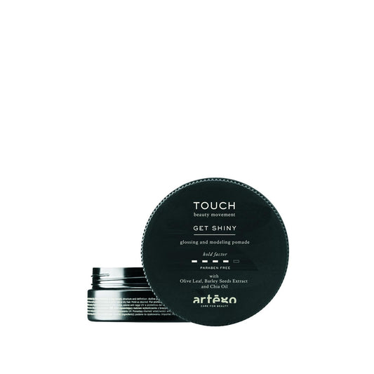 Artego Touch Get Shiny Hair Pomade 100ml - Styling & Shine Enhancement for Men & Women Beauty Care Bag