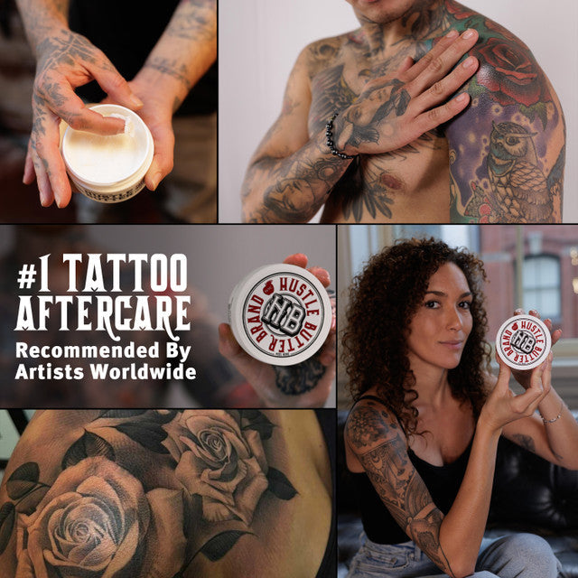 HUSTLE BUTTER DELUXE TATTOO BALM (2 SIZES) N.O.S. Barber Supply