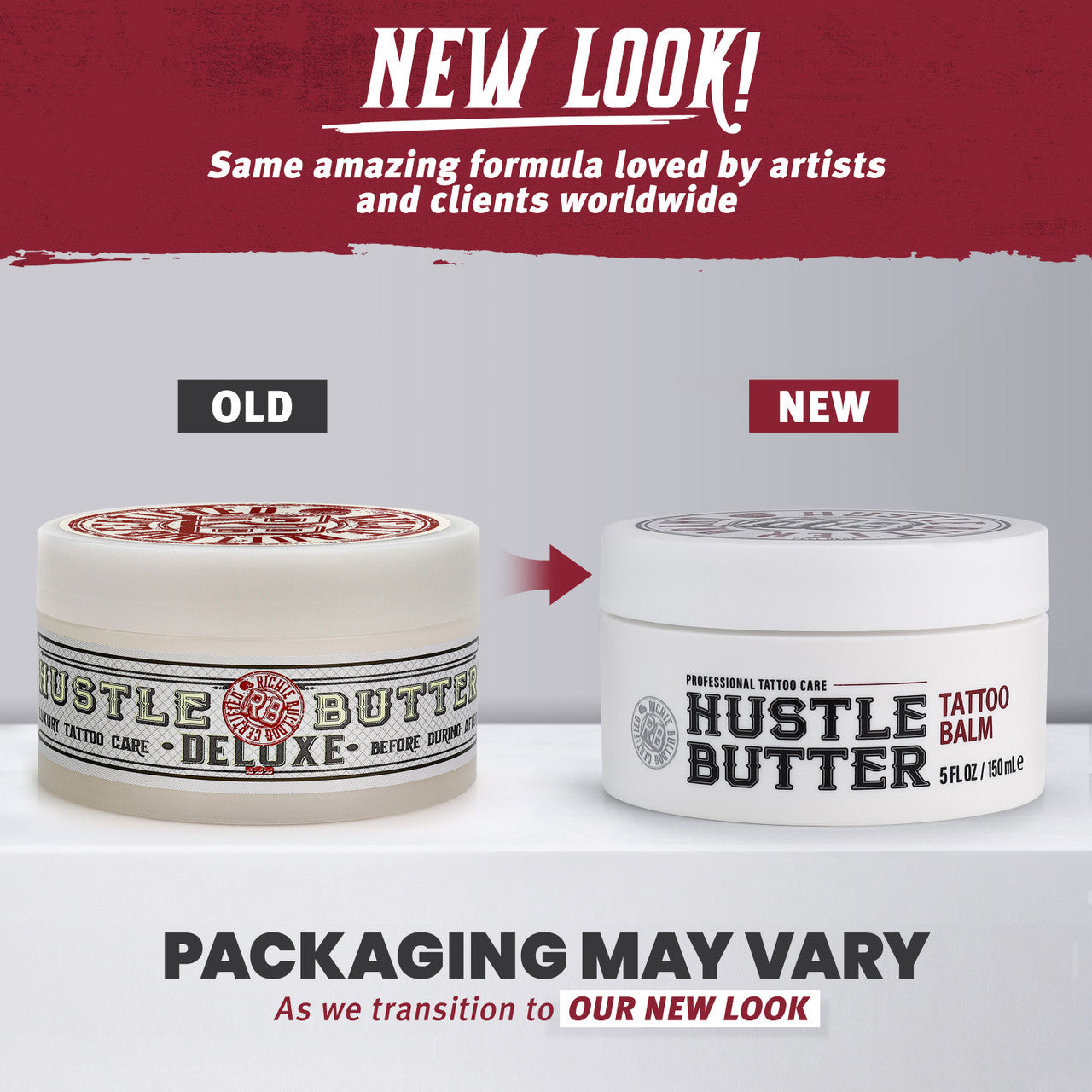 HUSTLE BUTTER DELUXE TATTOO BALM (2 SIZES) N.O.S. Barber Supply