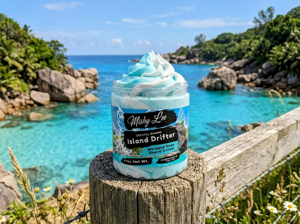 Island Drifter Whipped Soap and Shave Cream Mishy Lee Boutique