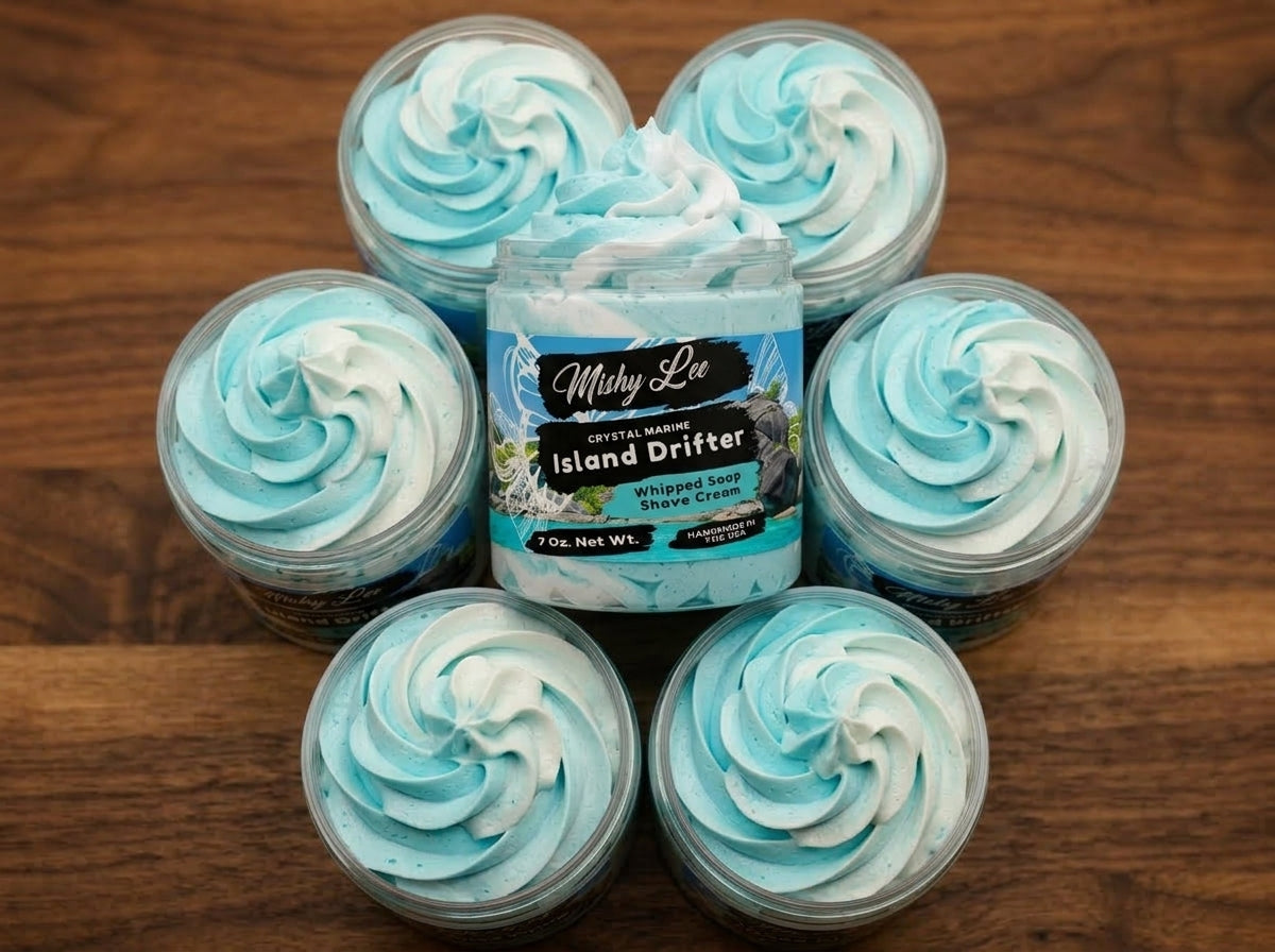 Island Drifter Whipped Soap and Shave Cream Mishy Lee Boutique