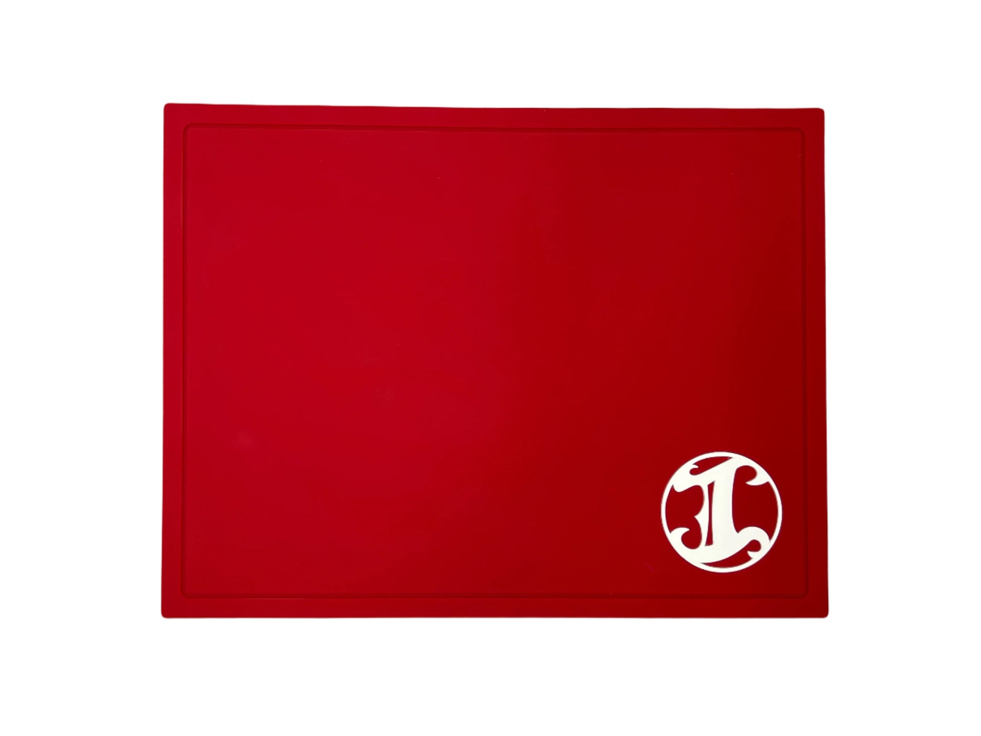 Travel Size Station Mat - Red Irving Barber Company