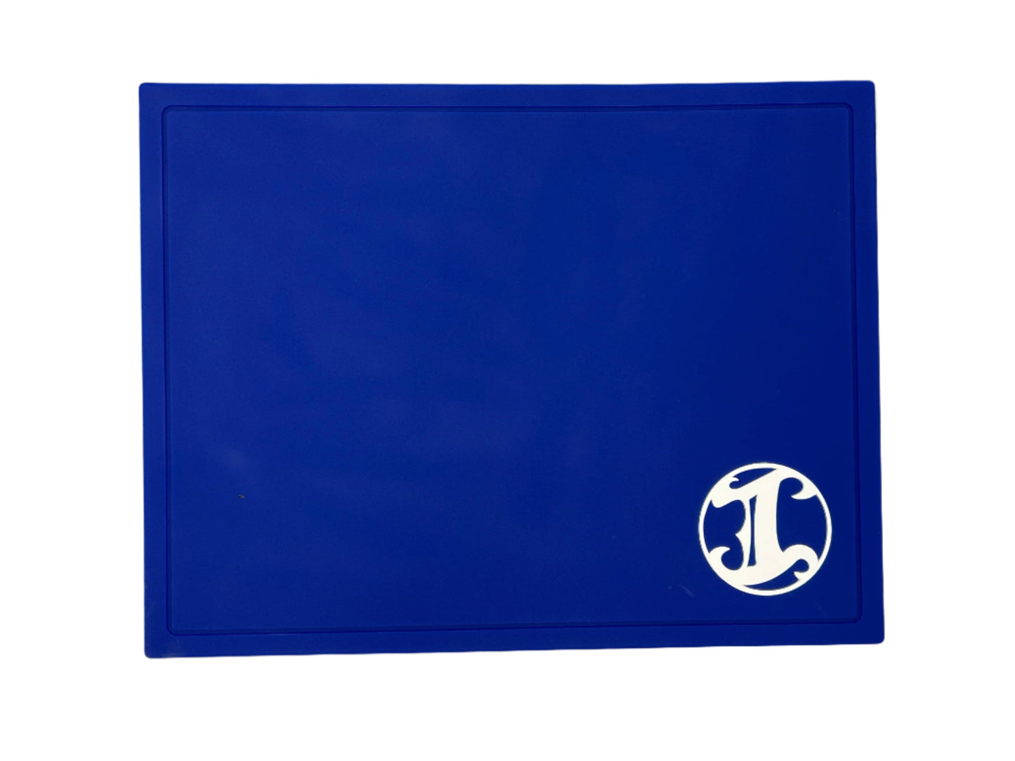 Travel Size Station Mat - Blue Irving Barber Company