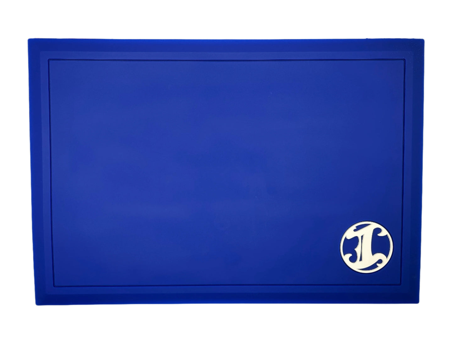 Large Tapered Workstation Mat - LA Blue Irving Barber Company