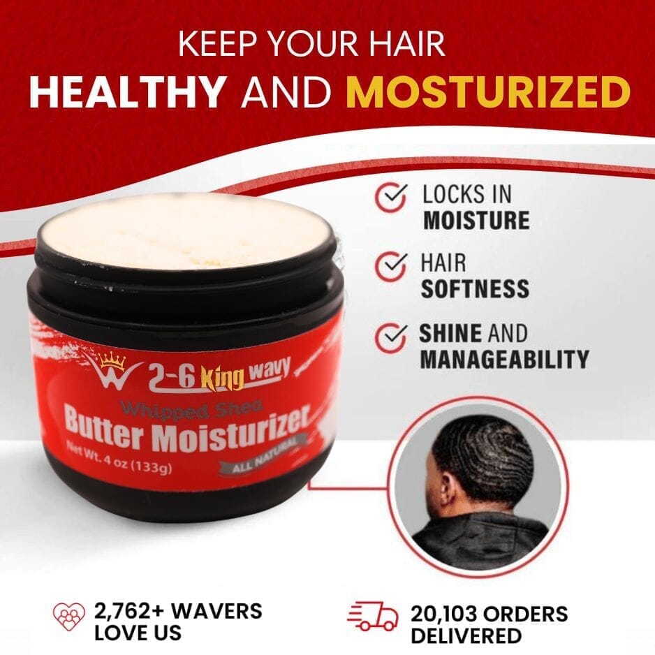 Whipped Shea Butter Moisturizer for Dry Hair 26 King Wavy Merch, LLC