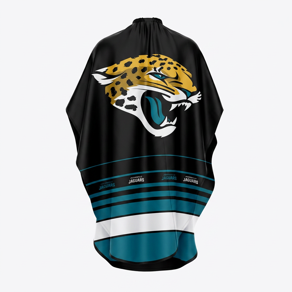 Jacksonville Jaguars Barber Cape myteamcape