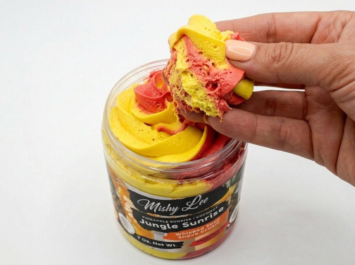 Jungle Sunrise Whipped Soap and Shave Cream Mishy Lee Boutique